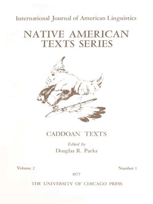 cover image of Caddoan Texts